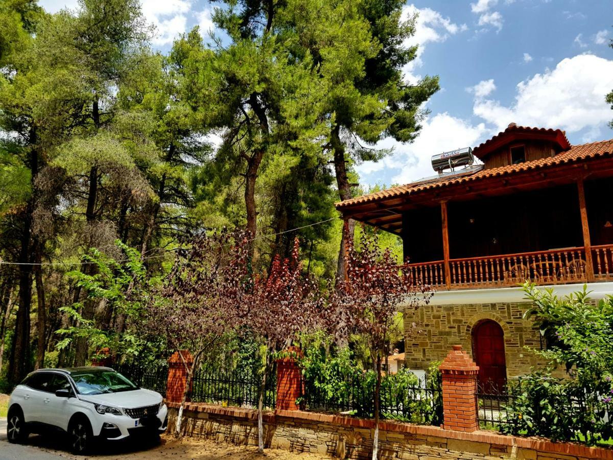Wood And Stone Villa Sani  Exterior foto