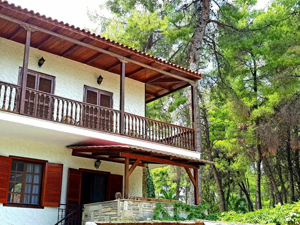 Wood And Stone Villa Sani  Exterior foto