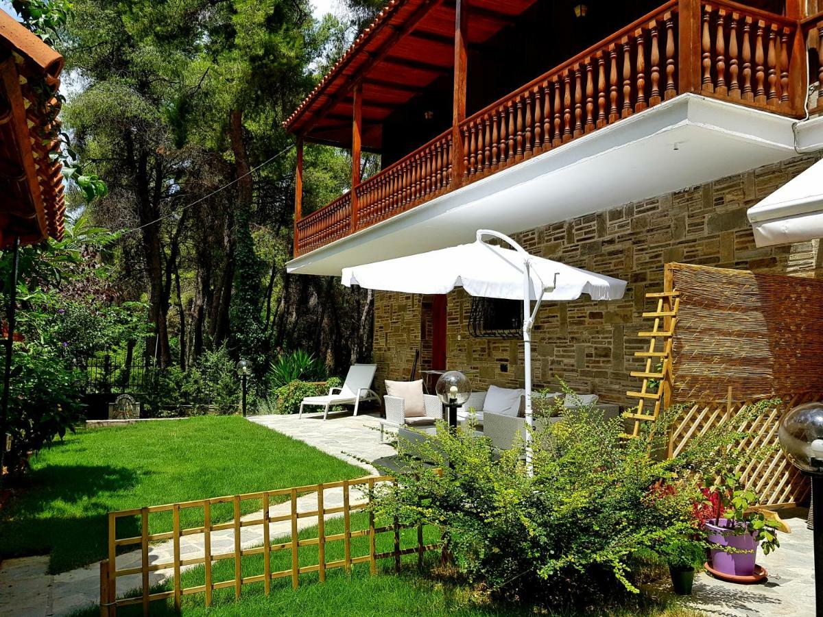 Wood And Stone Villa Sani  Exterior foto